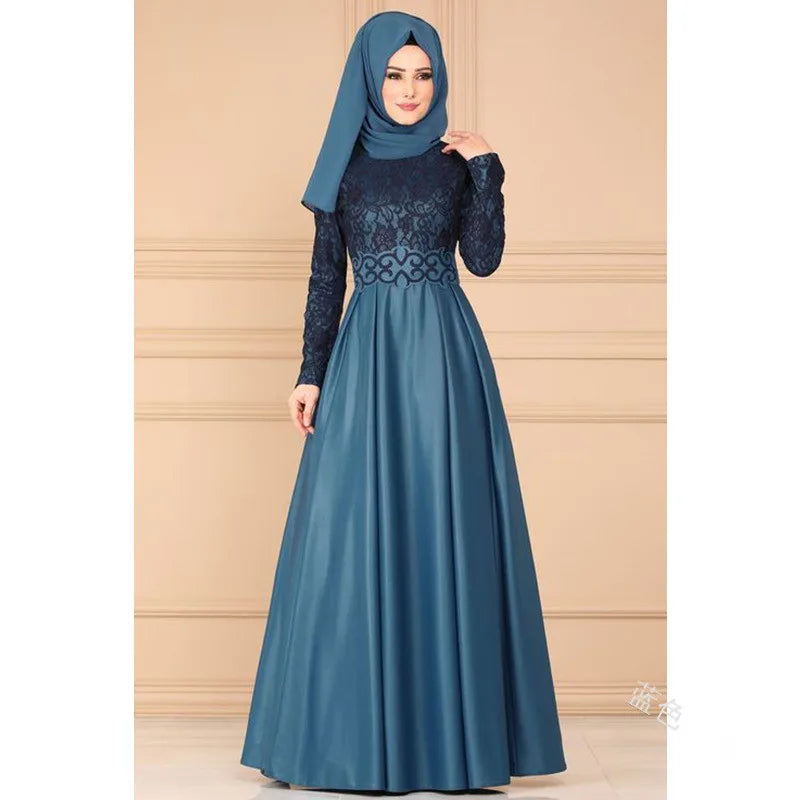 Plus Size Dubai Abayas for Women Hijab Evening Dress Arabic Caftan Moroccan Kaftan Djelaba Femme Muslim Dress Islamic Clothing