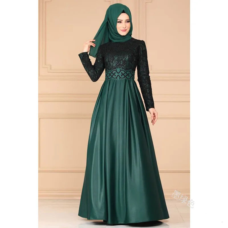 Plus Size Dubai Abayas for Women Hijab Evening Dress Arabic Caftan Moroccan Kaftan Djelaba Femme Muslim Dress Islamic Clothing